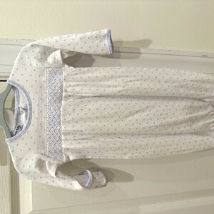 Magnolia Baby white and blue gown